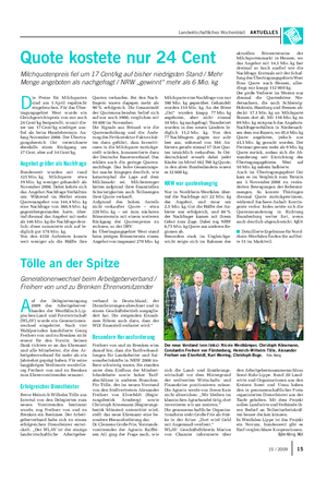 Landwirtschaftliches Wochenblatt AKTUELLES A uf der Delegiertentagung 2009 des Arbeitgeberver- bandes der Westfälisch-Lip- pischen Land- und Forstwirtschaft (WLAV) wurde ein Generationen- wechsel eingeleitet.