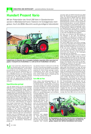 INDUSTRIE UND WIRTSCHAFT Landwirtschaftliches Wochenblatt M it zwei neuen bzw.