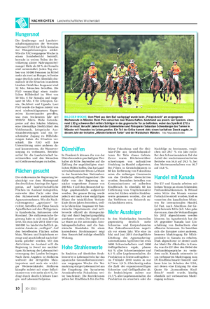 NACHRICHTEN Landwirtschaftliches Wochenblatt BILD DER WOCHE: Vom Pferd aus dem Ball nachgejagt wurde beim „Polopicknick“ am vergangenen Wochenende in Münster.