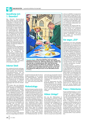 NACHRICHTEN Landwirtschaftliches Wochenblatt BILD DER WOCHE: „Ran an die Kartoffeln“ hieß es am Freitag vergangener Woche auf dem Domplatz in Münster.