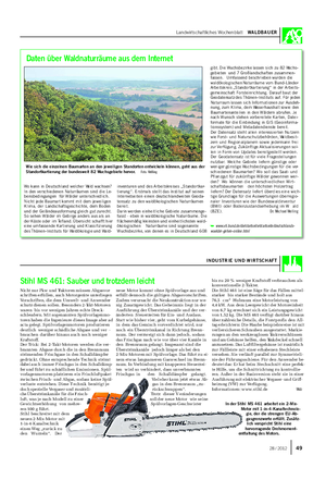 Landwirtschaftliches Wochenblatt WALDBAUER Wo kann in Deutschland welcher Wald wachsen?