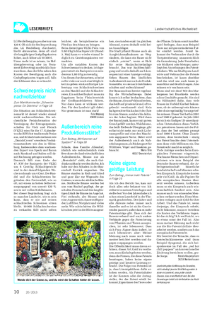 LESERBRIEFE Landwirtschaftliches Wochenblatt LG Heidelberg ging es aber nur um 120 €.