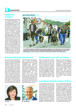 NACHRICHTEN Landwirtschaftliches Wochenblatt Der nördlichste Almabtrieb der Republik fand am Samstag in Dalhausen im Kreis Höxter statt.