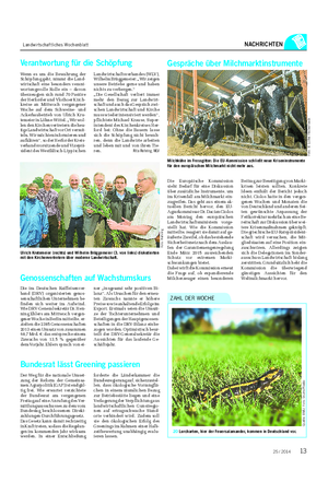Landwirtschaftliches Wochenblatt NACHRICHTEN 20 Lurcharten, hier der Feuersalamander, kommen in Deutschland vor.