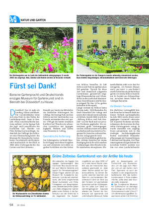 NATUR UND GARTEN Landwirtschaftliches Wochenblatt Fürst sei Dank!