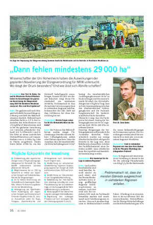 BETRIEB UND MARKT Landwirtschaftliches Wochenblatt Wochenblatt: Herr Prof.