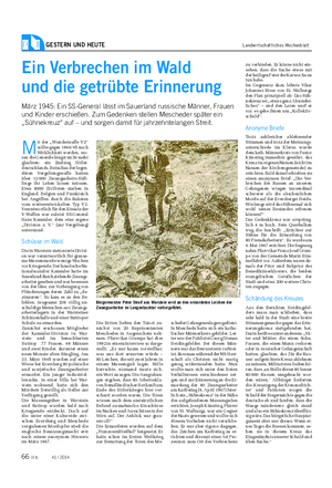GESTERN UND HEUTE Landwirtschaftliches Wochenblatt M it der „Wunderwaffe V2“ sollte gegen 1944/45 noch Wirklichkeit werden, wo- ran die Generäle längst nicht mehr glaubten: ein Endsieg Hitler- deutschlands.