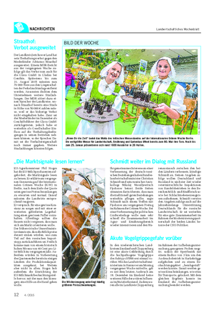 NACHRICHTEN Landwirtschaftliches Wochenblatt „Nimm Dir die Zeit“ lautet das Motto des lettischen Messestandes auf der Internationalen Grünen Woche Berlin.
