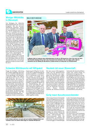 NACHRICHTEN Landwirtschaftliches Wochenblatt In Münster läuft die Fachmesse Agrar Unternehmertage mit mehr als 300 Ausstellern.
