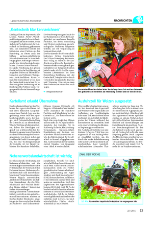 Landwirtschaftliches Wochenblatt NACHRICHTEN 3,3 Mio.
