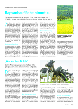 BETRIEB UND MARKT D as Ziel ist klar: Die Bio- Milcherzeugergemeinschaft der Mittelgebirgsbauern w.