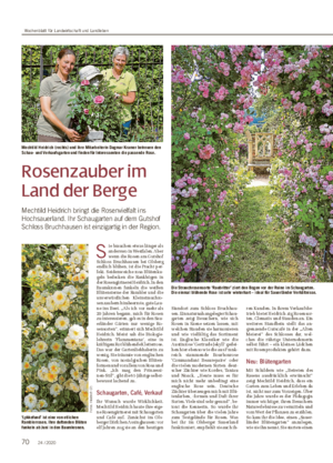 Rosenzauber im Land der Berge Mechtild Heidrich bringt die Rosenvielfalt ins Hochsauerland.