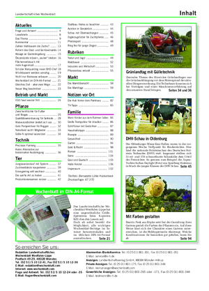 Landwirtschaftliches Wochenblatt Inhalt Mit Farben gestalten Beatrix Peek aus Röpke setzt bei der Gestaltung ihres Gartens gezielt die Farben der Pflanzen ein.