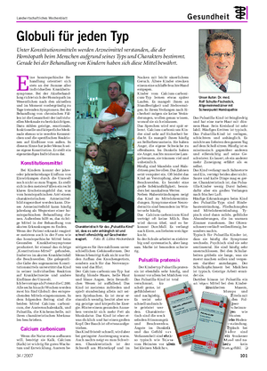 Landwirtschaftliches Wochenblatt Gesundheit Unser Autor: Dr.