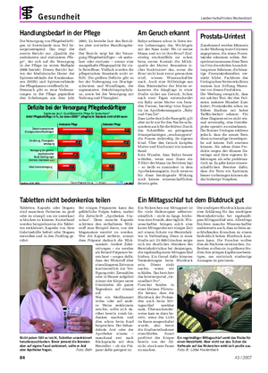 Gesundheit Landwirtschaftliches Wochenblatt 2003.