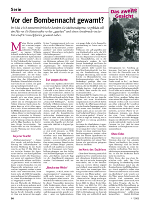 Serie	 M eine Mutter erzählte mir in meiner Jungen- zeit einige Vorge- schichten (Vürbedui- ungen)“, so beginnt Wilhelm Schmidt aus Belecke im April 1963 seinen Bericht über Spökenkieker und das „Zweite Gesicht“, den er für die Volkskundliche Kommissi- on in Münster verfasste.
