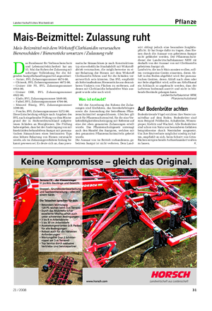 Landwirtschaftliches Wochenblatt Pflanze D as Bundesamt für Verbraucherschutz und Lebensmittelsicherheit hat am 15.