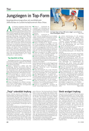Tier Landwirtschaftliches Wochenblatt Jungziegen in Top-Form Jungziegenbewertungsschau mit anschließender Altbockschau im Landwirtschaftszentrum Haus Düsse.