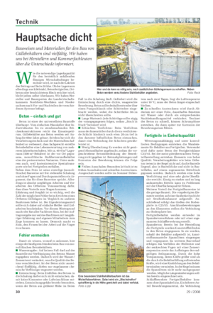 Technik Landwirtschaftliches Wochenblatt Hauptsache dicht Bauweisen und Materialien für den Bau von Güllebehältern sind vielfältig.