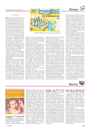 Landwirtschaftliches Wochenblatt Roman Bücher © 2006 by Hoffmann und Campe Verlag, Hamburg Die Schachspielerin Bertina Henrichs Homöopathie für Schwangerschaft und Babyzeit – von Dr.