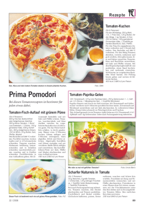 Landwirtschaftliches Wochenblatt Rezepte Prima Pomodori Bei diesen Tomatenrezepten ist bestimmt für jeden etwas dabei.