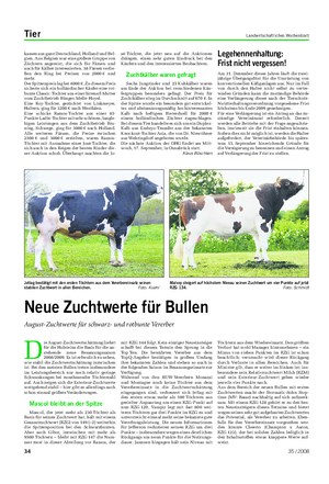 Tier Landwirtschaftliches Wochenblatt mit RZG 144 folgt.