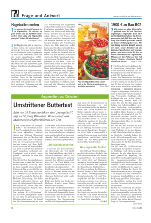 Frage und Antwort Landwirtschaftliches Wochenblatt Jede vierte Butter ist ,mangel-haft‘.