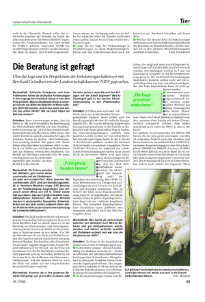 Landwirtschaftliches Wochenblatt Tier Wochenblatt: Schlechte Ferkelpreise und hohe Futterkosten haben die deutschen Ferkelerzeuger in den vergangenen eineinhalb Jahren in eine tiefe Krise gestürzt.