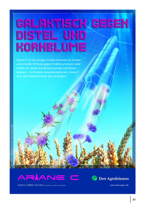 Ariane* C ist das einzige Frühjahrsherbizid mit sicherer und schneller Wirkung gegen Problemunkräuter jeder Größe inkl.