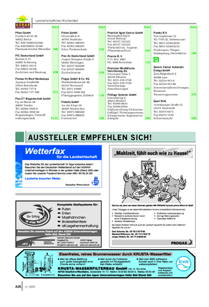 A26 6 / 2009 Landwirtschaftliches Wochenblatt Pfizer GmbH Postfach 61 01 94 10922 Berlin Tel.