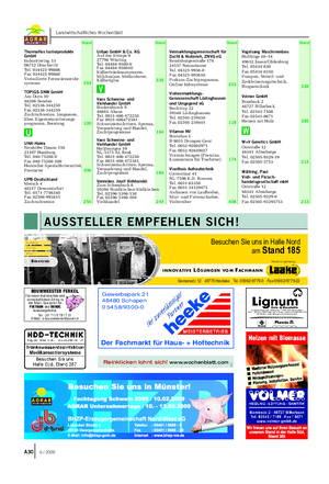 A30 6 / 2009 Landwirtschaftliches Wochenblatt Thermaflex Isolierprodukte GmbH Industriering 13 06712 Döschwitz Tel.