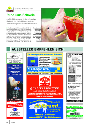 A4 6 / 2009 Landwirtschaftliches Wochenblatt Am Dienstag, 10.