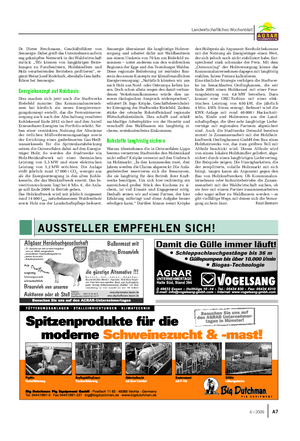 A76 / 2009 Landwirtschaftliches Wochenblatt Dr.