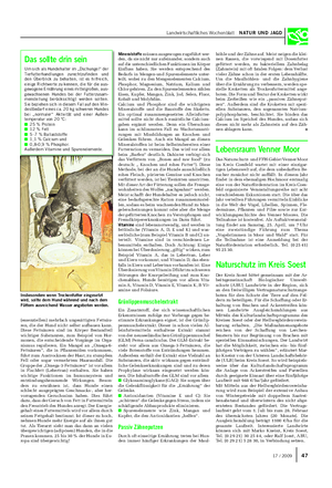 Landwirtschaftliches Wochenblatt NATUR UND JAGD (essenziellen) mehrfach ungesättigten Fettsäu- ren, die der Hund nicht selbst aufbauen kann.