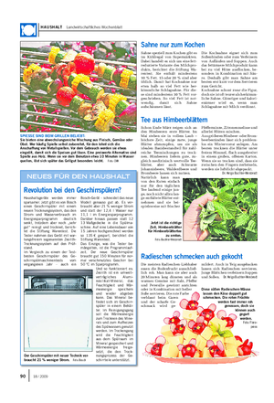 HAUSHALT Landwirtschaftliches Wochenblatt Schon Ende März zeigen sich an den Himbeeren erste Blätter.
