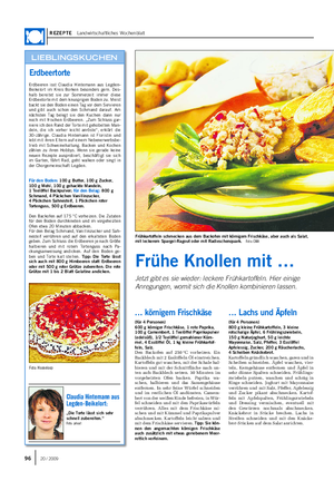 REZEPTE Landwirtschaftliches Wochenblatt Erdbeeren isst Claudia Hintemann aus Legden- Beikelort im Kreis Borken besonders gern.