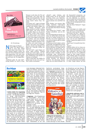 Landwirtschaftliches Wochenblatt ROMAN Buchtipps • Schöne Gärten für Ungeduldige – Clevere Lösungen für alle Garten- bereiche – von Dorothée Waechter.