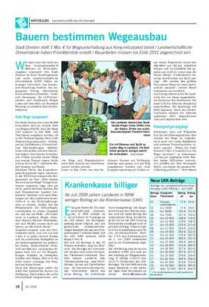 AKTUELLES Landwirtschaftliches Wochenblatt Bauern bestimmen Wegeausbau Stadt Dorsten stellt 1 Mio.