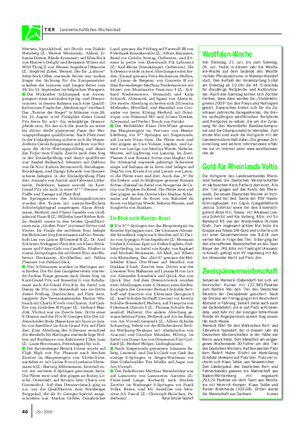 TIER Landwirtschaftliches Wochenblatt Mertens, Sprockhövel, mit Divolo von Dialekt Weinberg (Z.