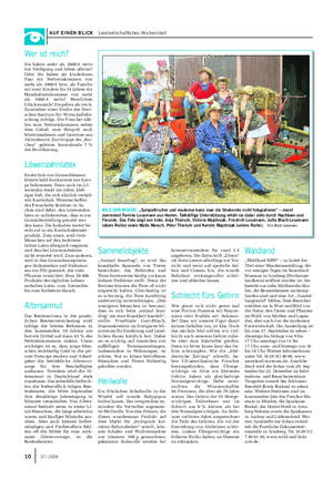 AUF EINEN BLICK Landwirtschaftliches Wochenblatt BILD DER WOCHE: „Sympathischer und moderner kann man die Strohernte nicht fotografieren“ – meint zumindest Familie Leusmann aus Hamm.