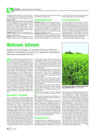 PFLANZE Landwirtschaftliches Wochenblatt lich.