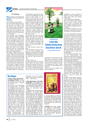 ROMAN Landwirtschaftliches Wochenblatt Buchtipps • Kanzler lieben Gummistiefel – So funktioniert Politik – von Mari- etta Slomka.