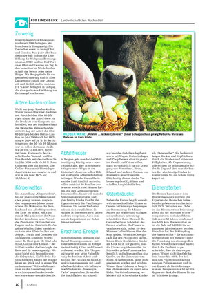 AUF EINEN BLICK Landwirtschaftliches Wochenblatt BILD DER WOCHE: „Hmmm … leckere Ostereier!