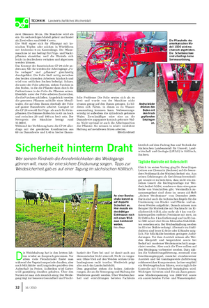 TECHNIK Landwirtschaftliches Wochenblatt zwei Dämmen 50 cm.