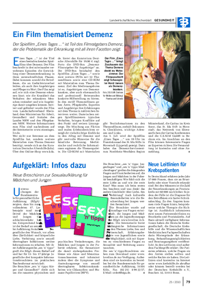 Landwirtschaftliches Wochenblatt GESUNDHEIT Münsterland, die Caritas im Kreis Soest, das St.