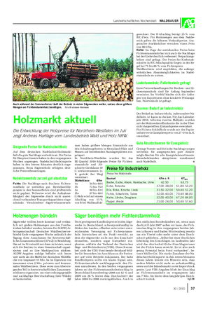Landwirtschaftliches Wochenblatt WALDBAUER gerechnet.