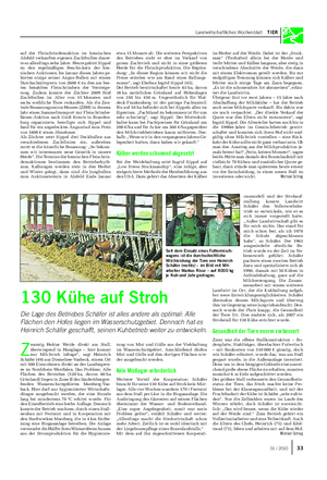 Landwirtschaftliches Wochenblatt TIER auf der Fleischrinderauktion im hessischen Alsfeld verkauften eigenen Zuchtbullen dauer- te es allerdings zehn Jahre.