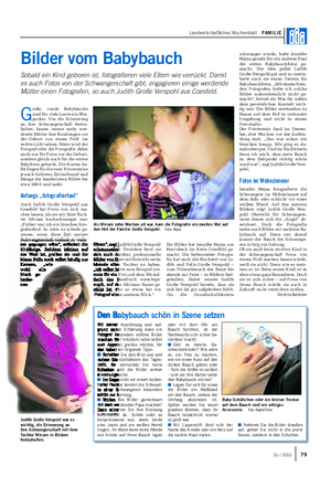 Landwirtschaftliches Wochenblatt FAMILIE Eltern“, sagt Judith Große Verspohl schmunzelnd.