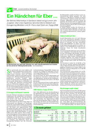 TIER Landwirtschaftliches Wochenblatt S eit mittlerweile etwa zwei Jahren wird das Thema Ferkelkastration heftig disku- tiert.