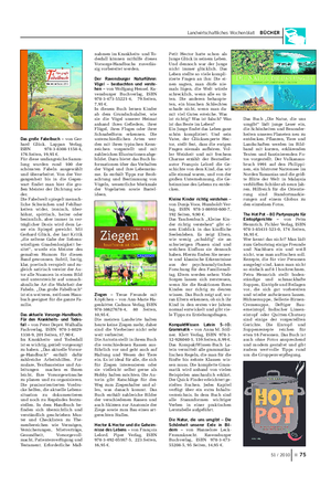 Landwirtschaftliches Wochenblatt BÜCHER Das große Fabelbuch – von Ger- hard Glück.